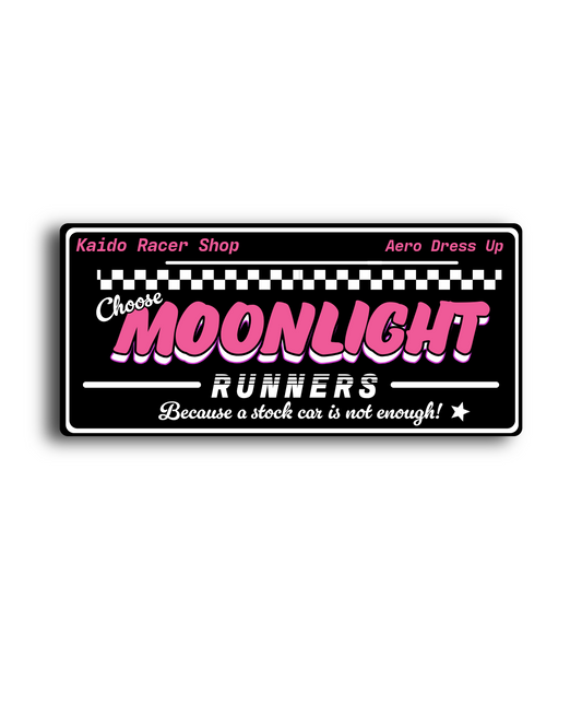 Choose Moonlight Sticker - Pink