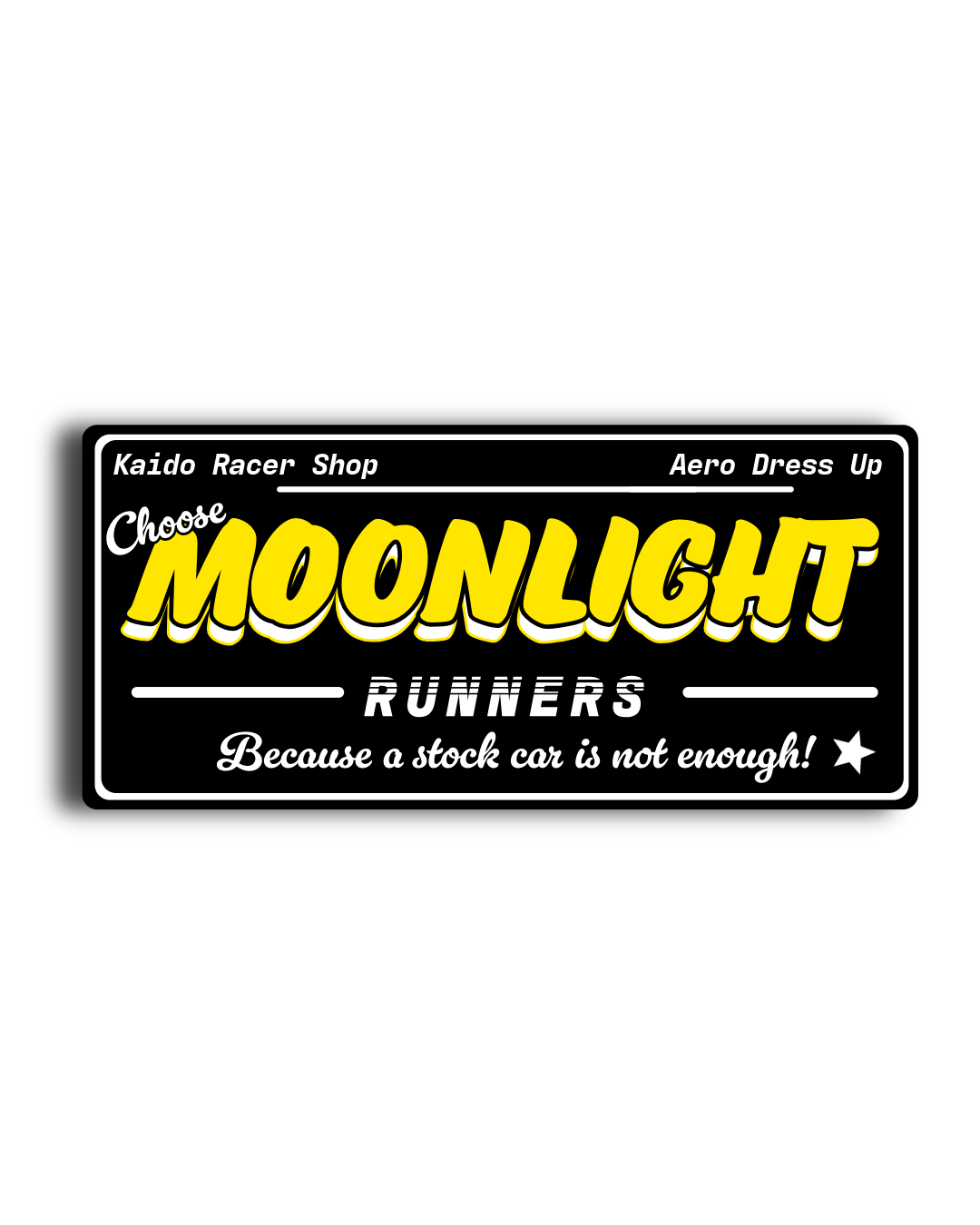 Choose Moonlight Sticker - Yellow