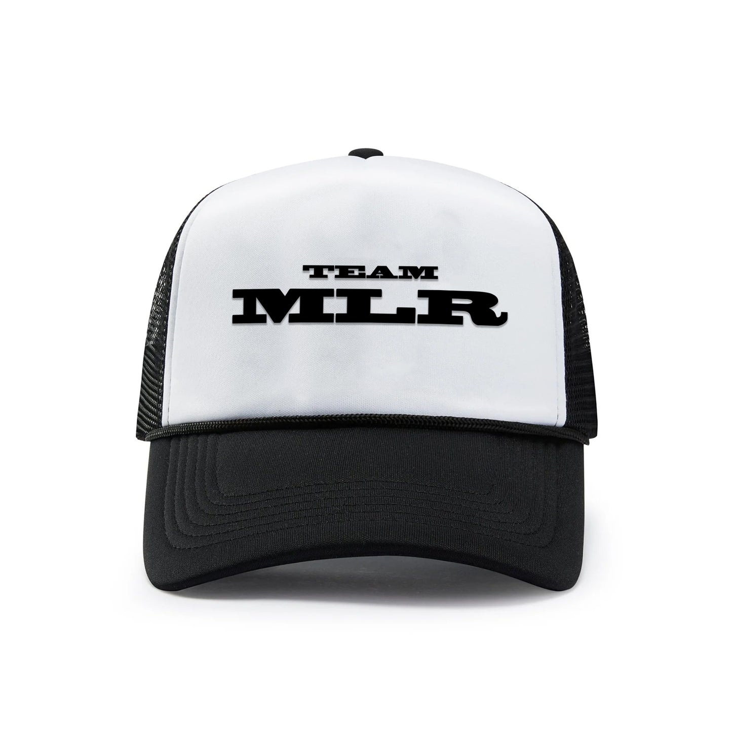 Team MLR Trucker Hat (Black/White)