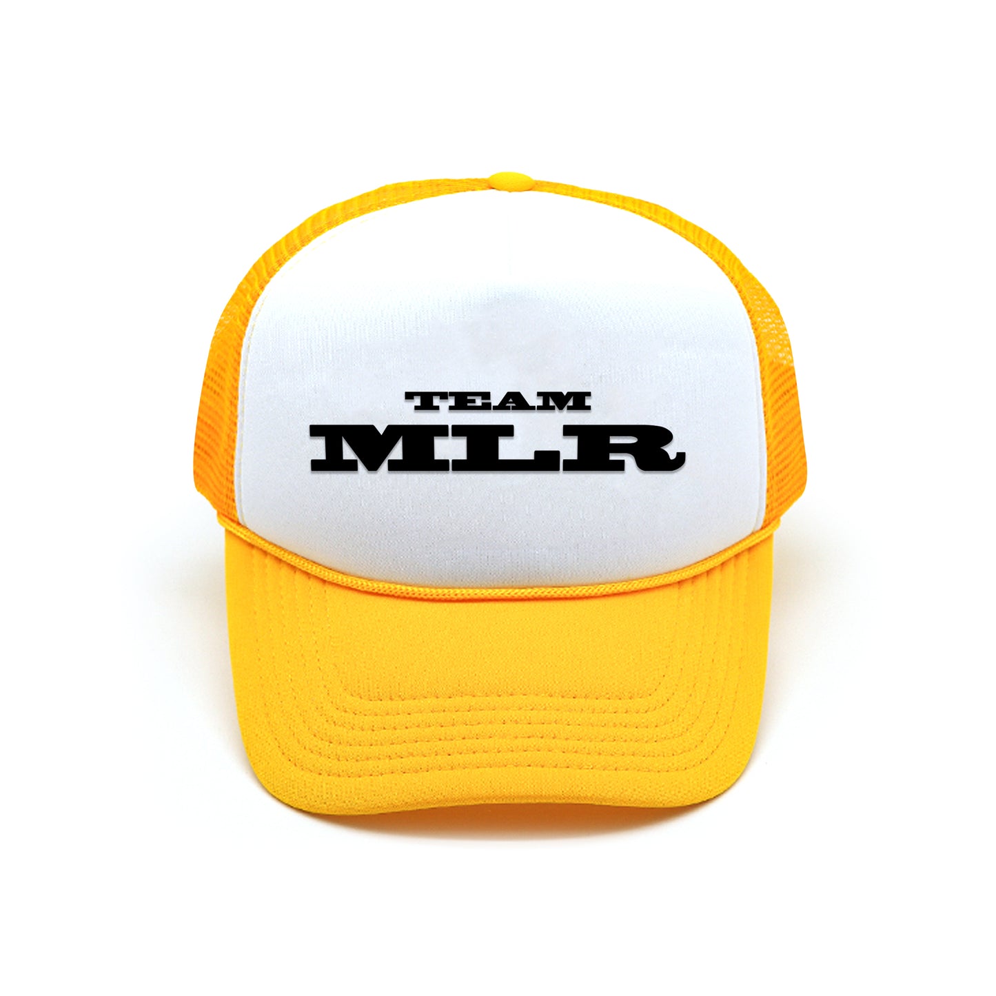 Team MLR Trucker Hat (Yellow/White)