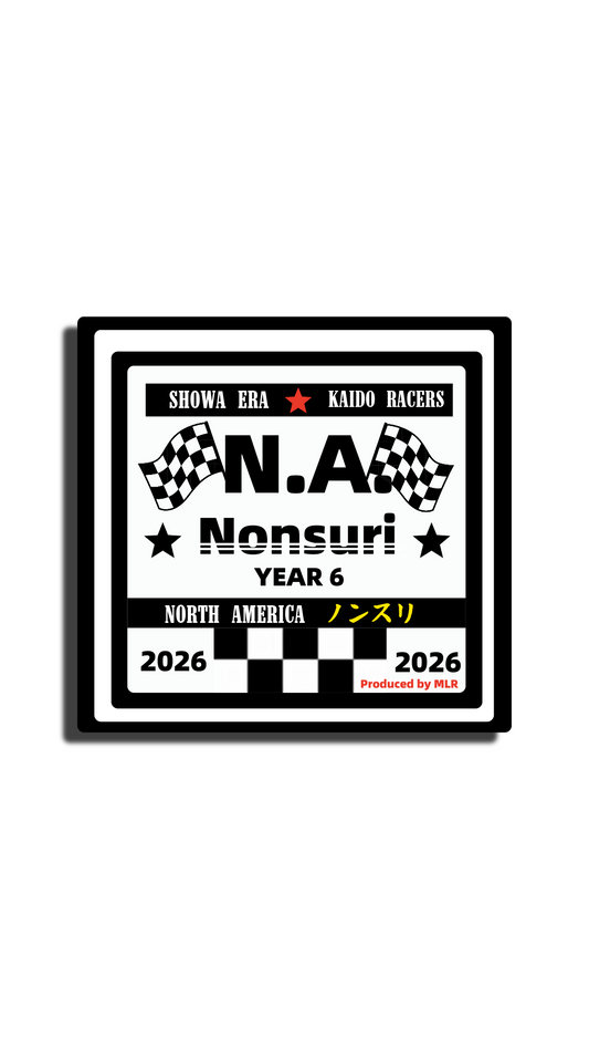 N.A. Nonsuri event square sticker