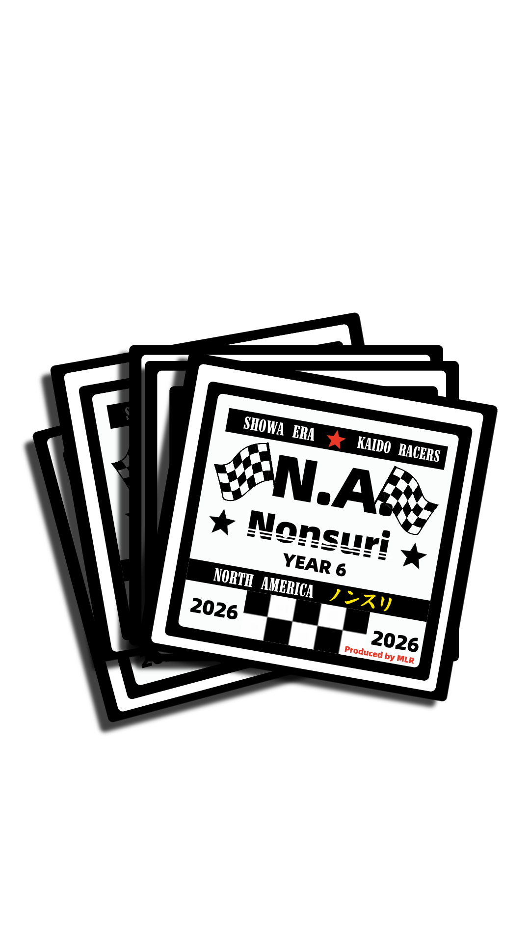 N.A. Nonsuri event square sticker