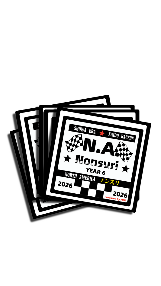 N.A. Nonsuri event square sticker
